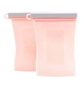 Junobie Reusable Silicone Breastmilk Storage Bags- 2pk