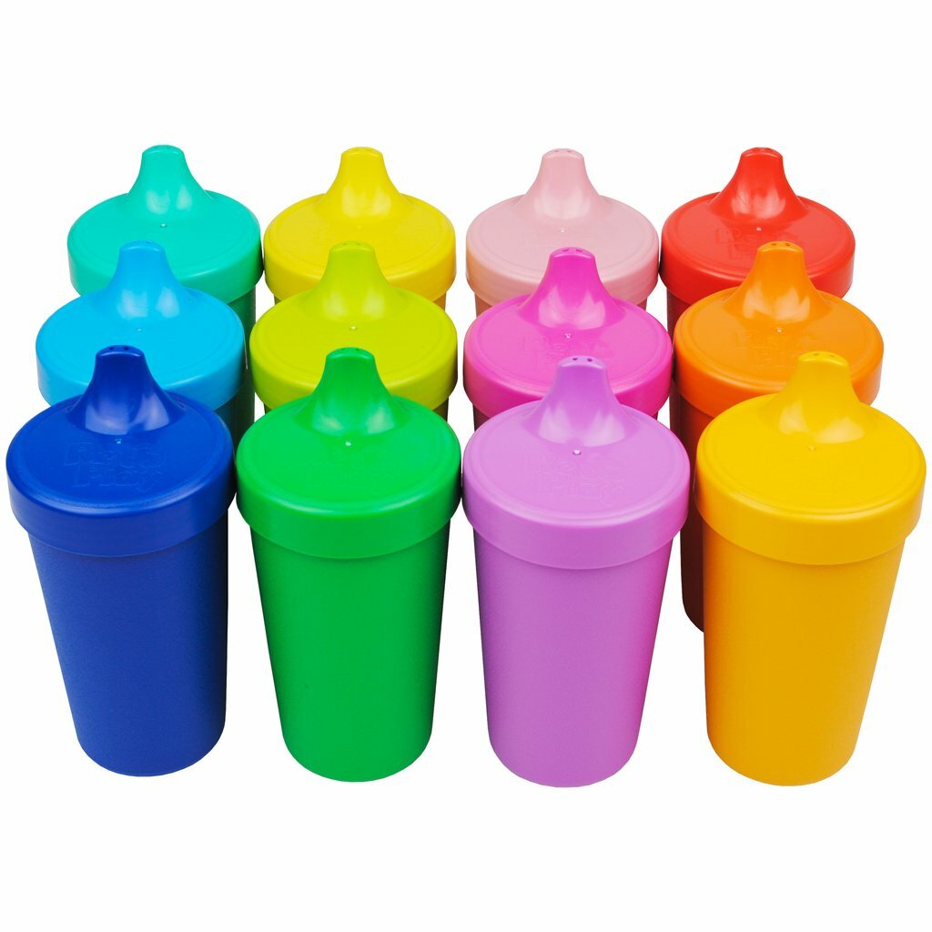 Re-Play Fireman No-Spill Sippy Cup  Family Tableware Made in the USA from  Recycled Plastic